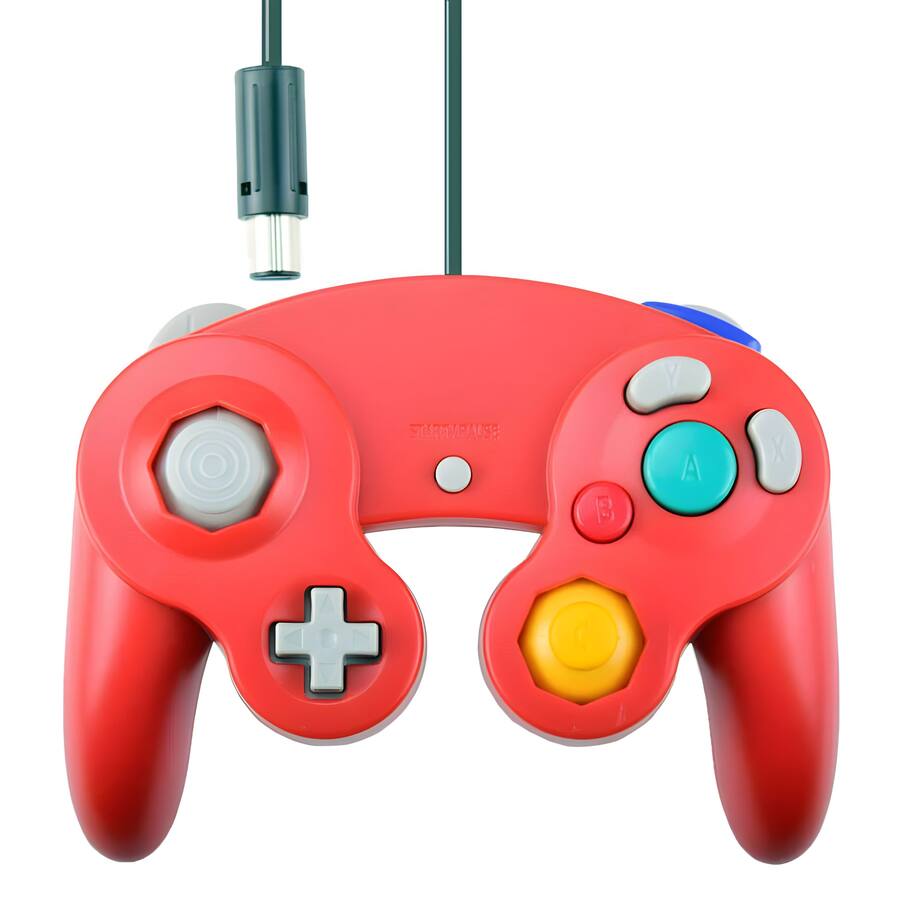 Gamepad Switch Gamecube Controller Red Light Kitcheniva Wired