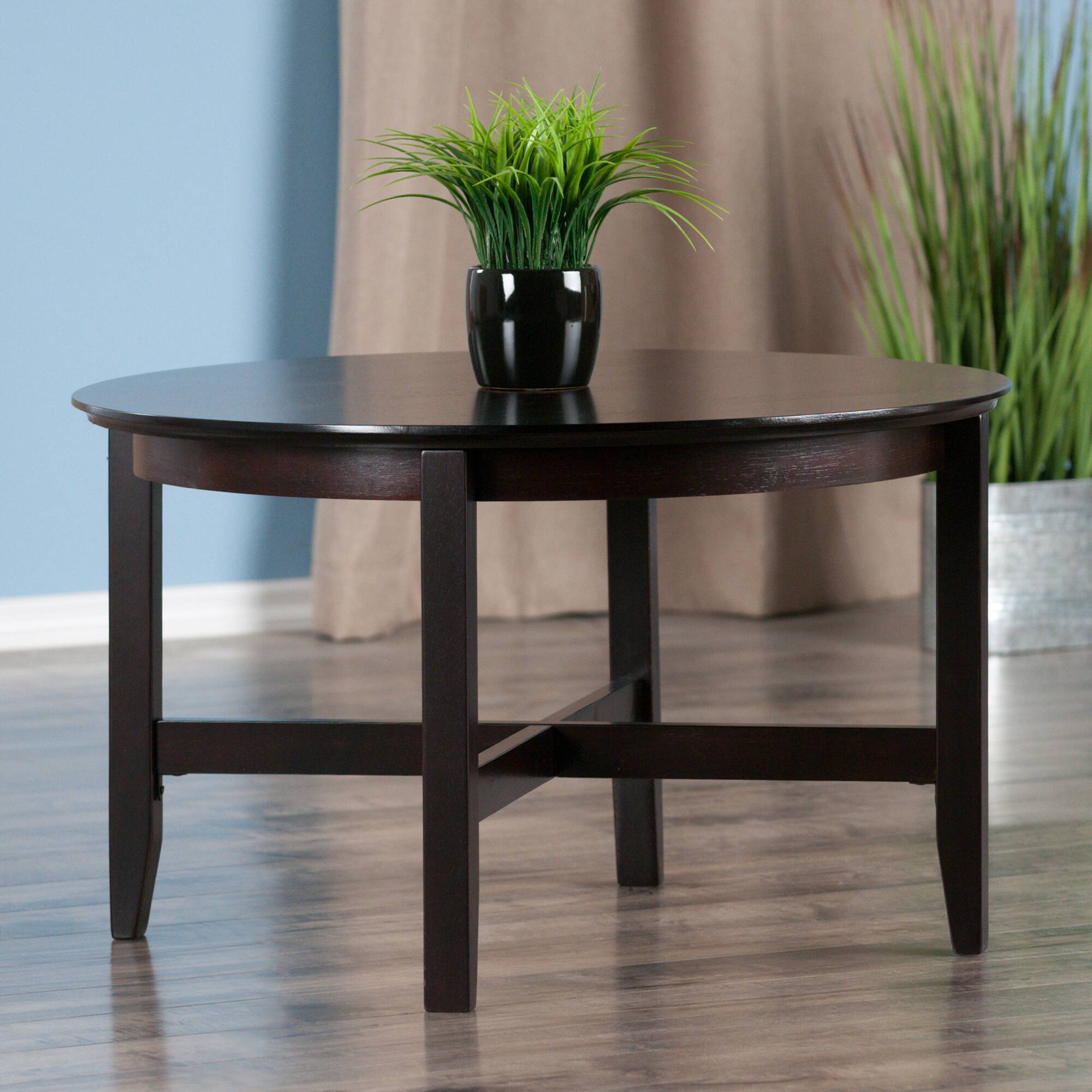 Alt View 4. Winsome Wood - Toby Round Coffee Table - Espresso.