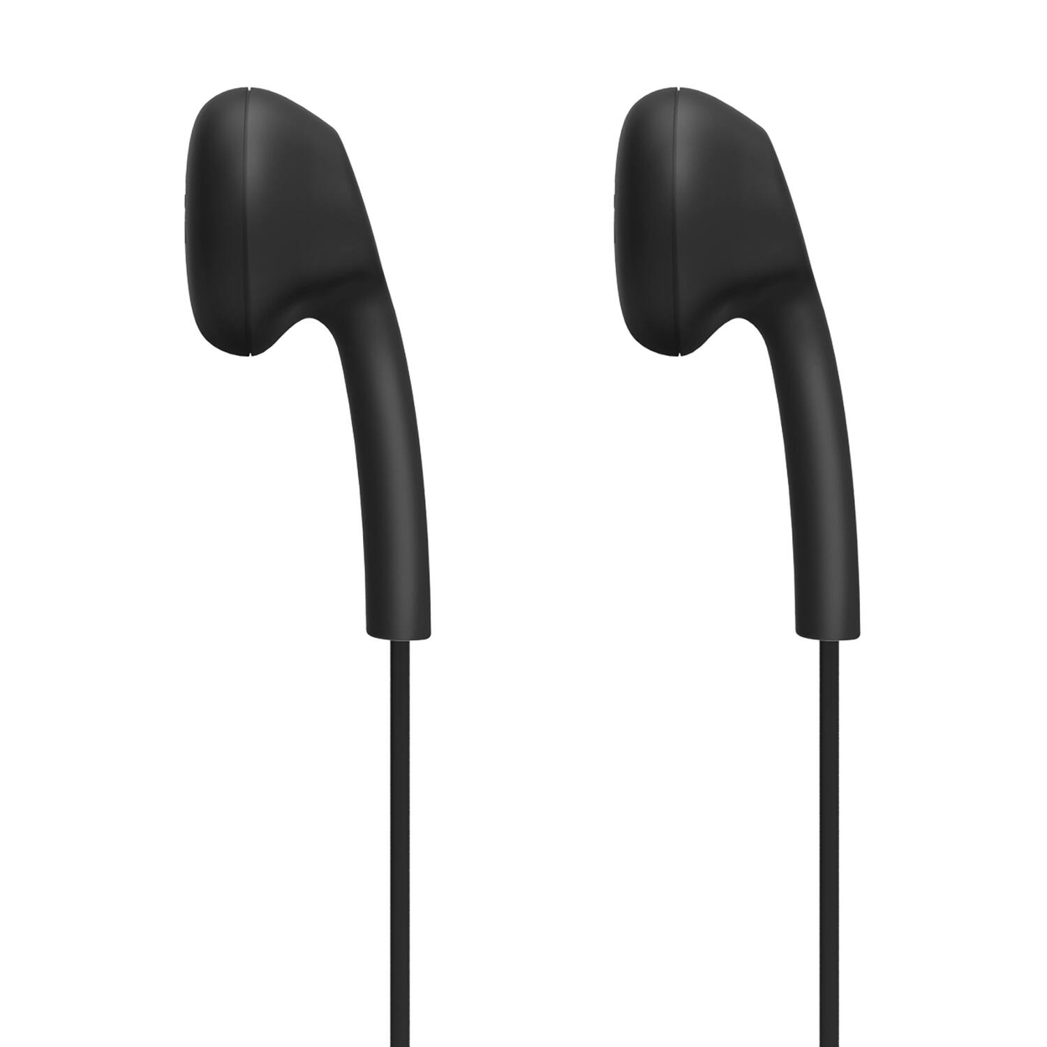 Left. Koss - KE5 Wired In-Ear Earbuds 3.5mm Connector - Black.