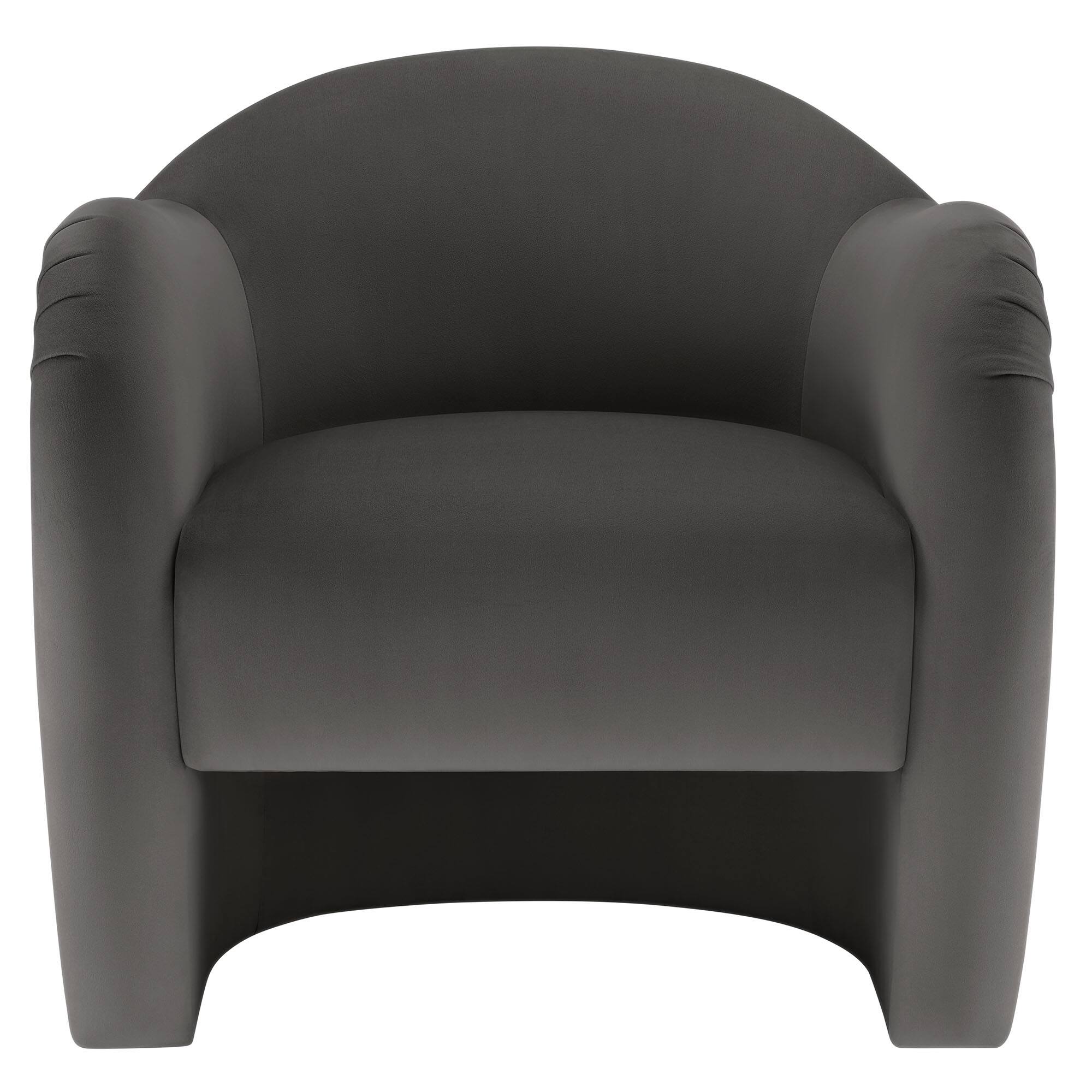 Alt View 4. Modway - Compose Performance Velvet Accent Chair by Modway - Storm Gray.