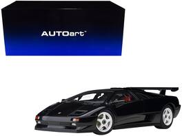 Lamborghini Diablo SV-R 1/18 Model Car by Autoart - Deep Black