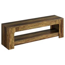 Kadyn - 63-Inch Farmhouse TV Stand for 75-Inch TVs, Rustic Media Console with Storage Shelves - Brown