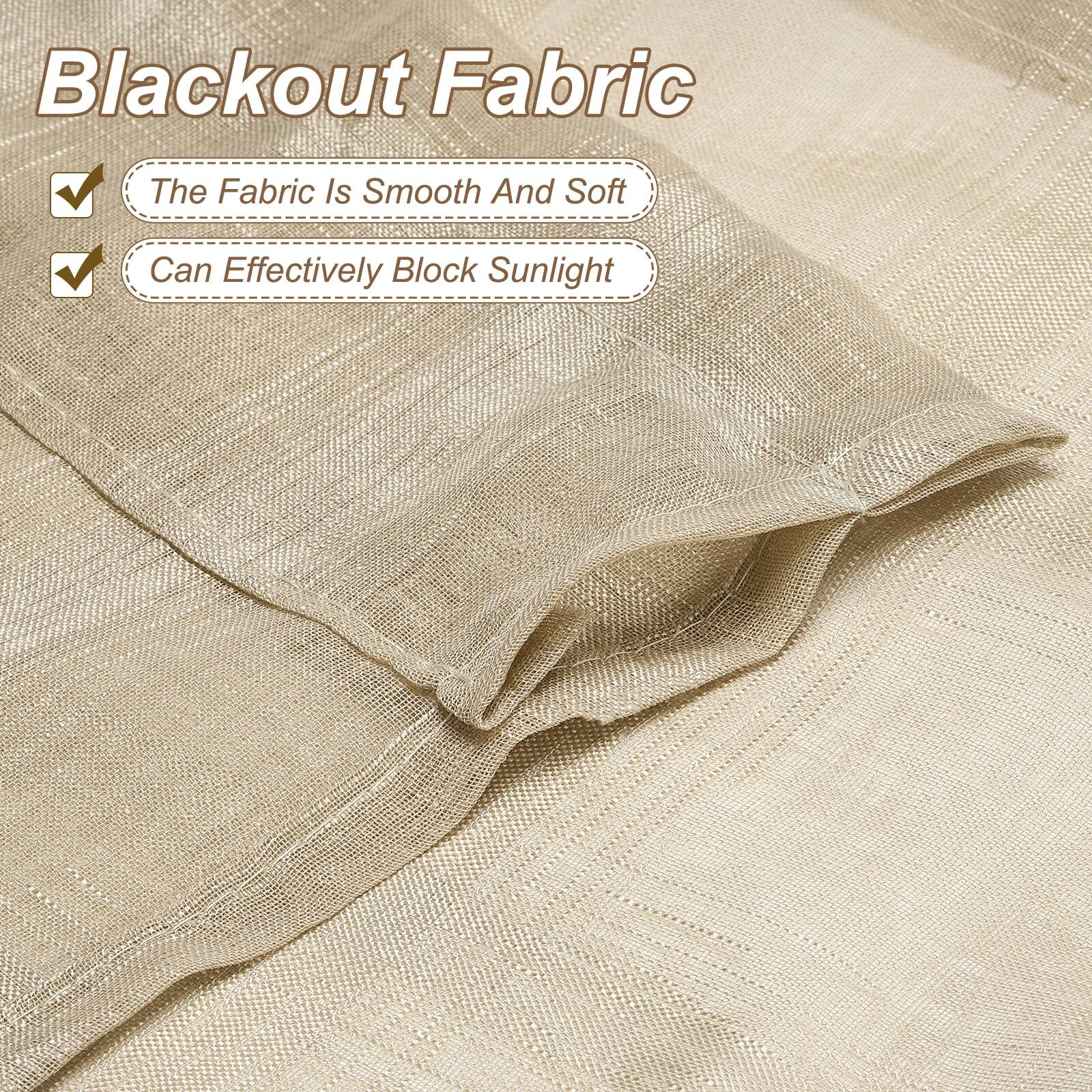 Blackout Fabric

- The Fabric Is Smooth And Soft
- Can Effectively Block Sunlight