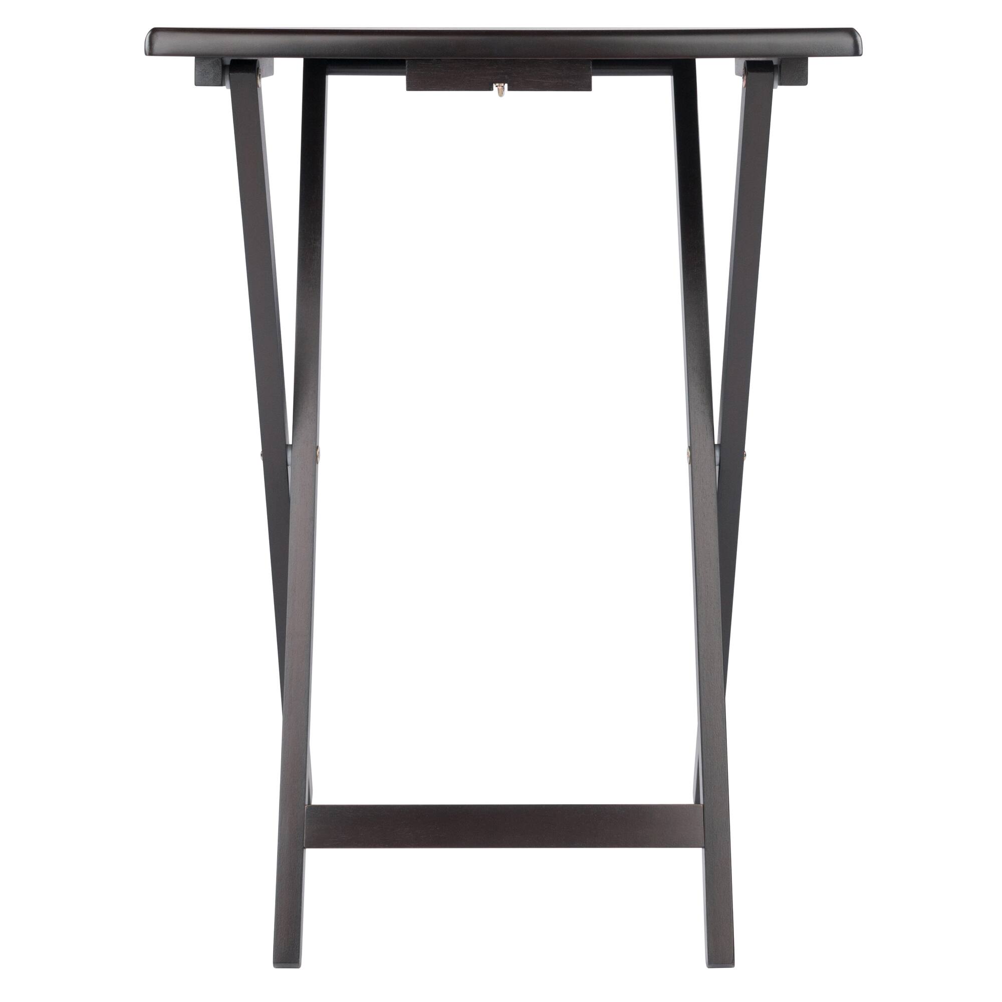Alt View 9. Winsome Wood - Allen 5-Pc Snack Table Set - Coffee.
