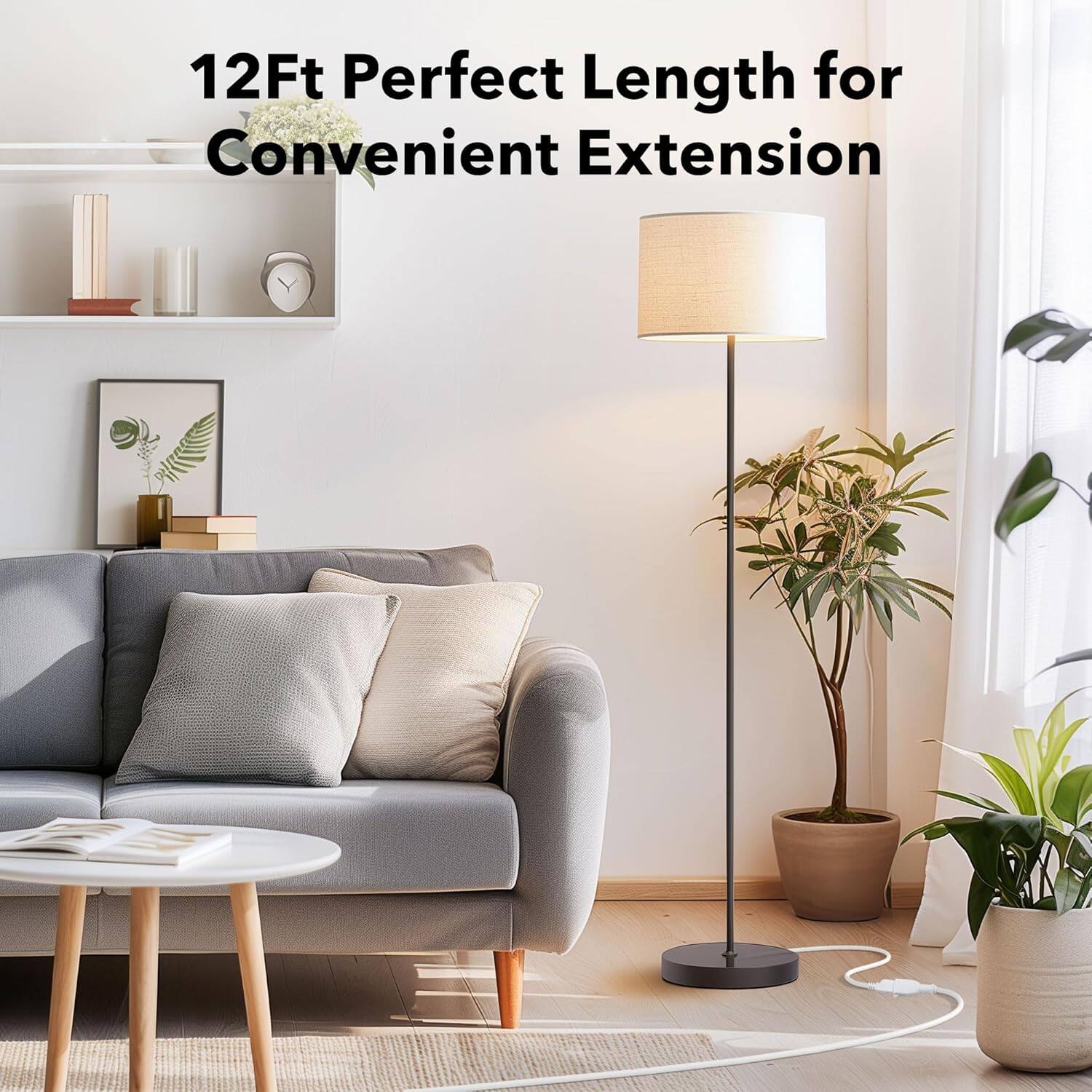 12Ft Perfect Length for Convenient Extension