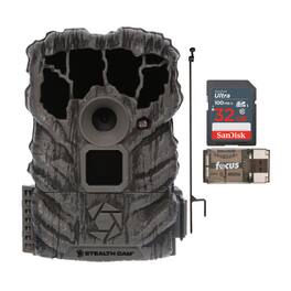 Stealth Cam - Browtine 14MP Trail Camera Ground Post Starter Bundle