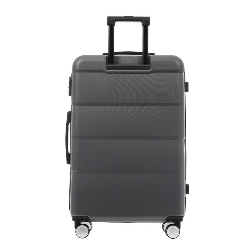 Alt View 9. HTUTWOO - Hardshell Luggage -6 Piece with 2 Bags,Carry on Suitcase with Handle Password Lock,Double Spinner Wheels,16"/20"/24"/28" - Charcoal.