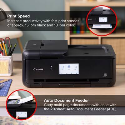 Canon PIXMA TS9520a Wireless All In One Inkjet Printer Black