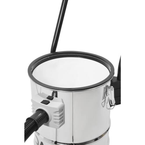 Alt View 9. Dapper Supply - 16 Gallon 4.5 Peak HP Wet Dry Vacuum Stainless Steel Tank 3 in 1 Portable Shop Vacuum with Attachments - Silver.
