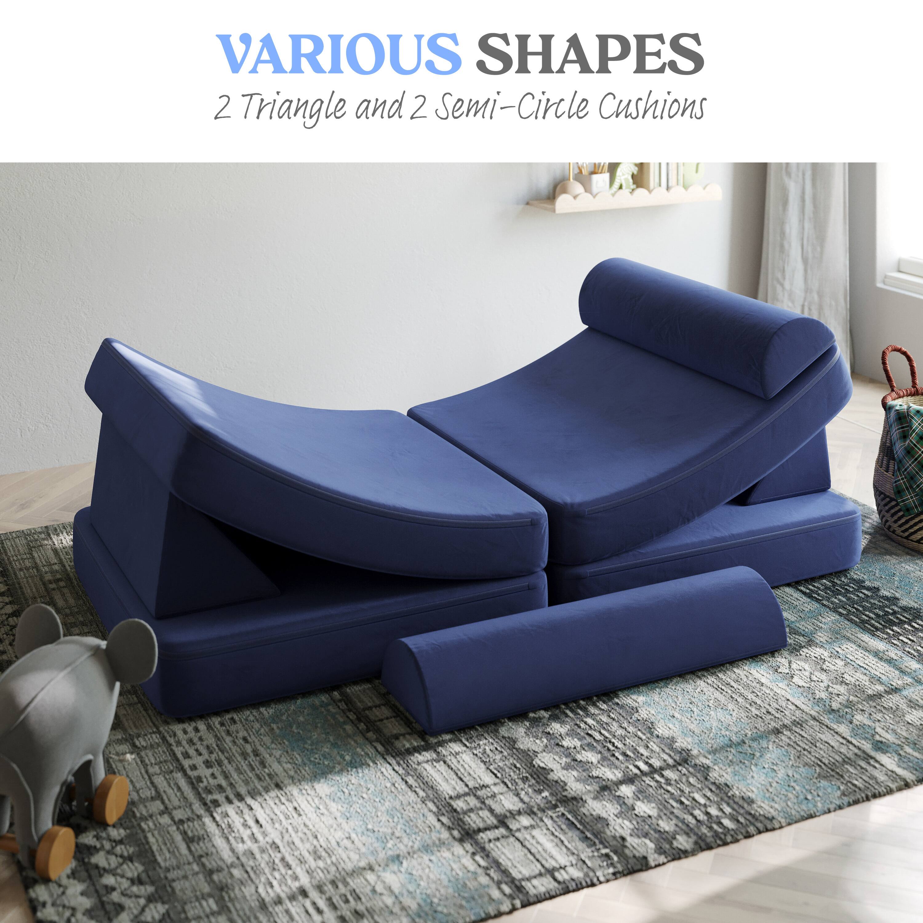 VARIOUS SHAPES  
2 Triangle and 2 Semi-Circle Cushions