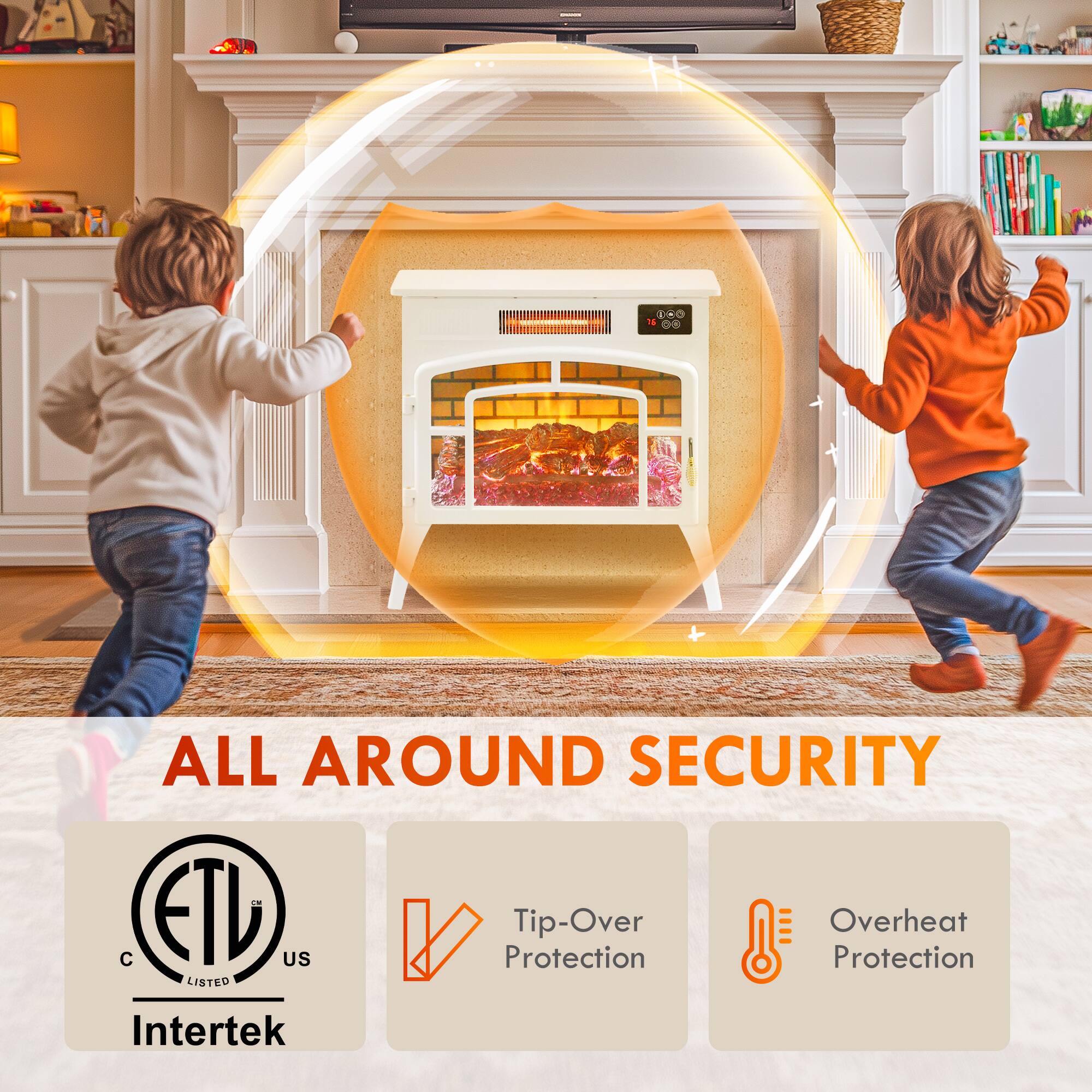 DOG 15

ALL AROUND SECURITY

ETV US Protection

Tip-Over Protection

Overheat Protection

LISTED Intertek