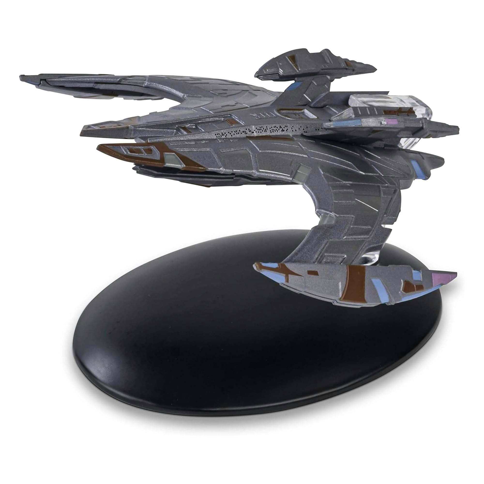 Alt View 3. Eaglemoss - Eaglemoss Star Trek Starship Replica | Jem'Hadar Battlecruiser #13 - Grey.