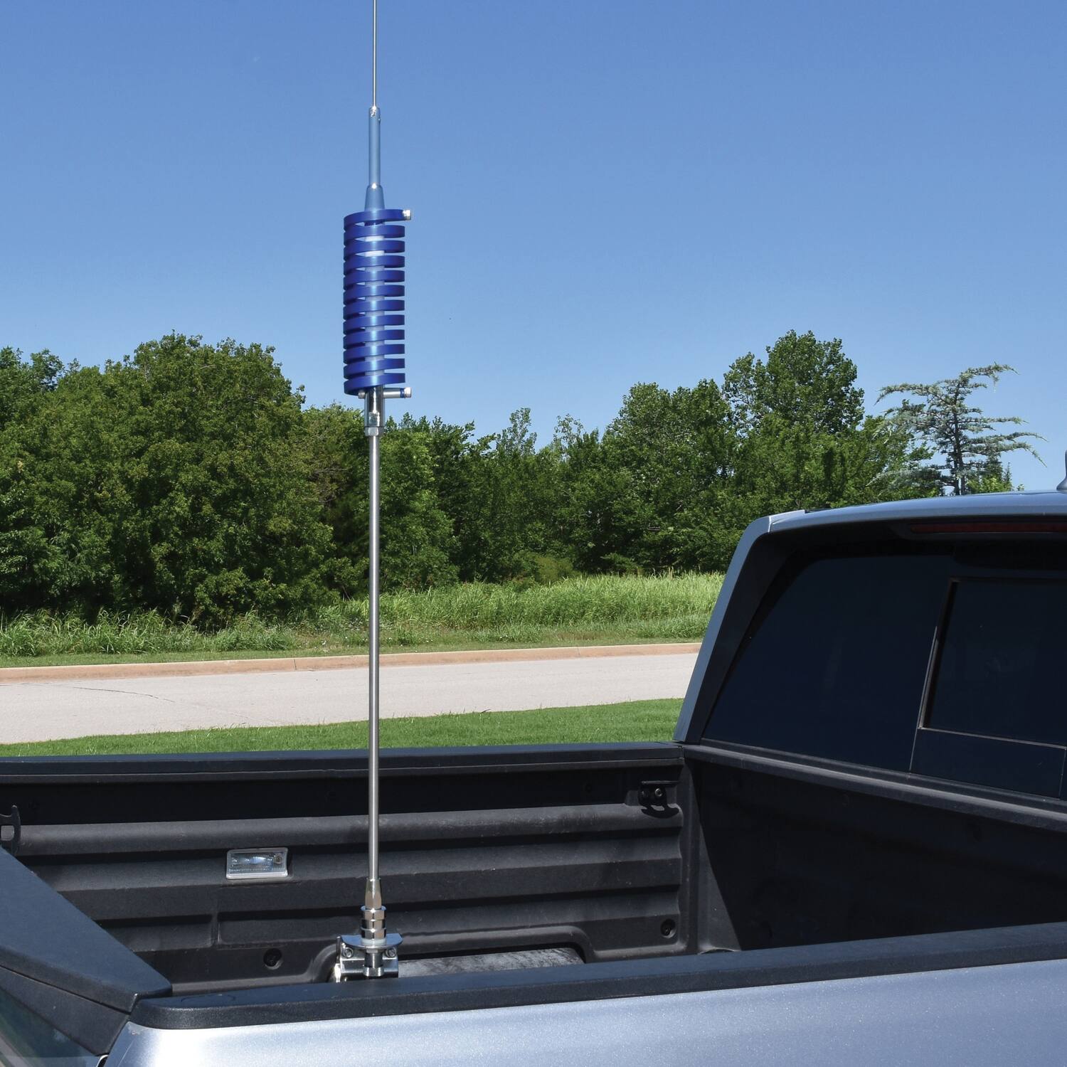 Alt View 2. Browning - Browning Br-92-bl Br-92 68-in. 15,000-watt Flat-coil Cb Antenna With 16-in. Shaft (blue) - Blue.