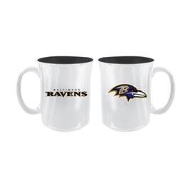 The Memory Company - Baltimore Ravens 2-Pack 15oz. Iridescent Ceramic Mug Set - Multicolor