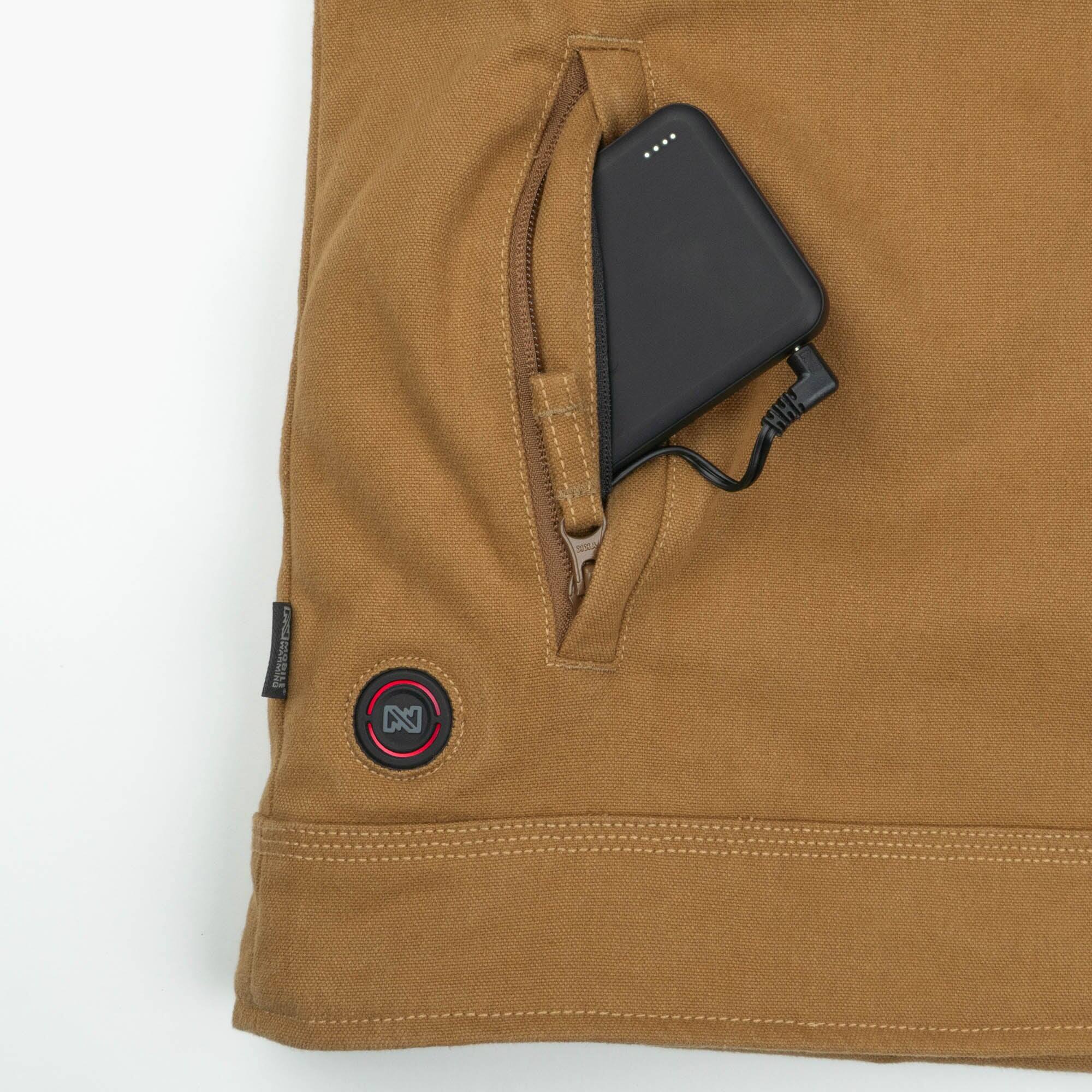 Alt View 6. Mobile Warming - Men's Ranch Heated Jacket - Tan.