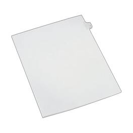 Avery - Legal Pre-Printed Paper Dividers, Side Tab #4, Allstate Style, Letter Size, 25/Pack - White