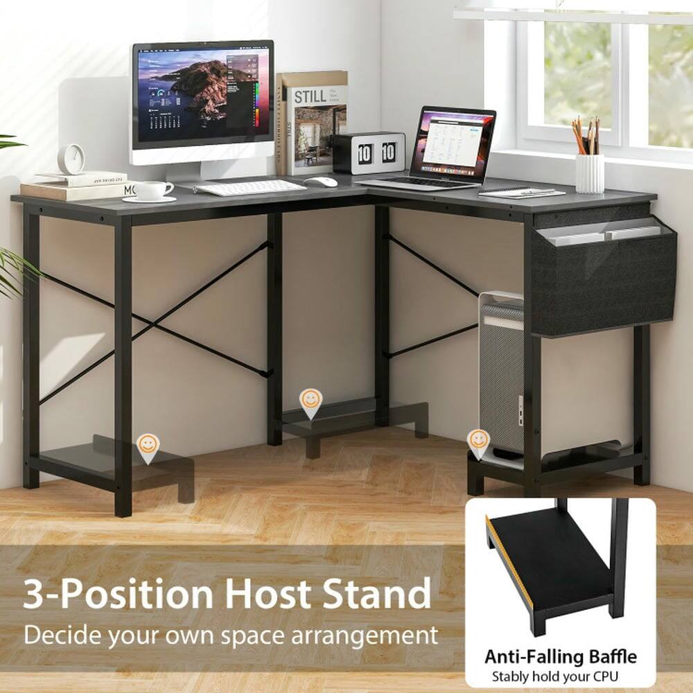 3-Position Host Stand  
Decide your own space arrangement  
Anti-Falling Baffle  
Stably hold your CPU