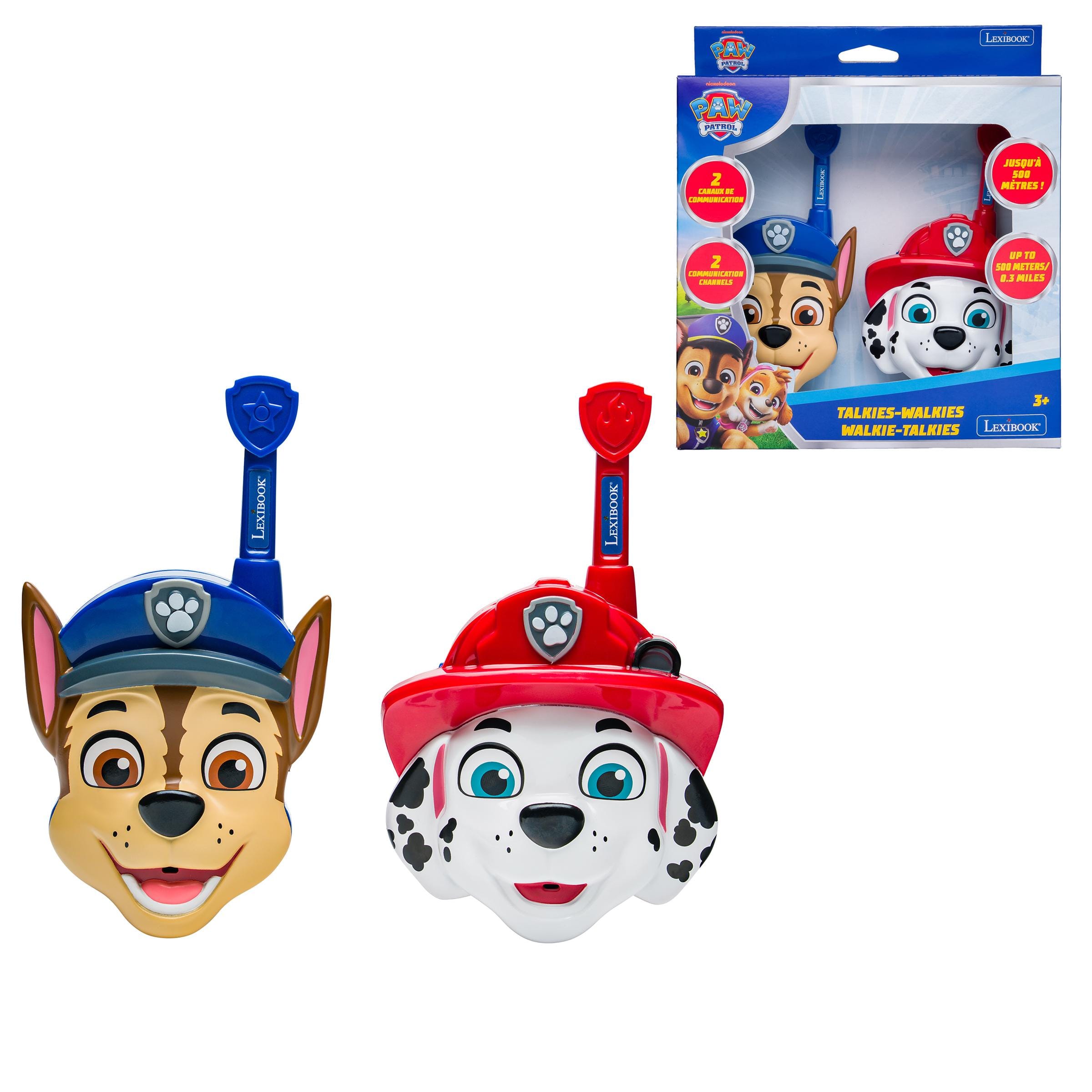 Lexibook - 3D Paw Patrol Walkie talkies - Blue