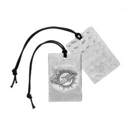Wendell August Forge - Miami Dolphins Bag Tag - Silver