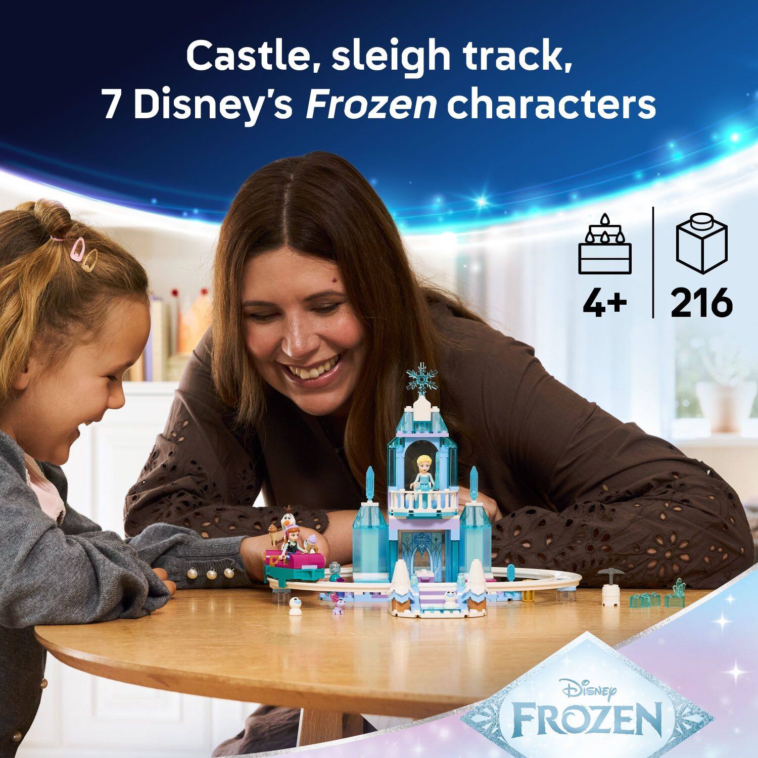 Castle, sleigh track, 7 Disney's Frozen characters  
4+ 216  
Disney FROZEN