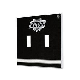 Keyscaper - Los Angeles Kings Double Toggle Lightswitch Plate - Multicolor