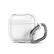 Front. Spigen - Crystal Hybrid Case for Apple AirPods 4 - Jet White.