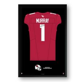 Sporticulture - Kyler Murray Arizona Cardinals Facsimile Signature Framed Jersey Art Print - Red
