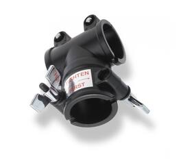 Gibraltar Hardware - Standard Drum Rack T-Leg Clamp with Key Tension Adjustment, Black Clamp for T-Leg Assemblies