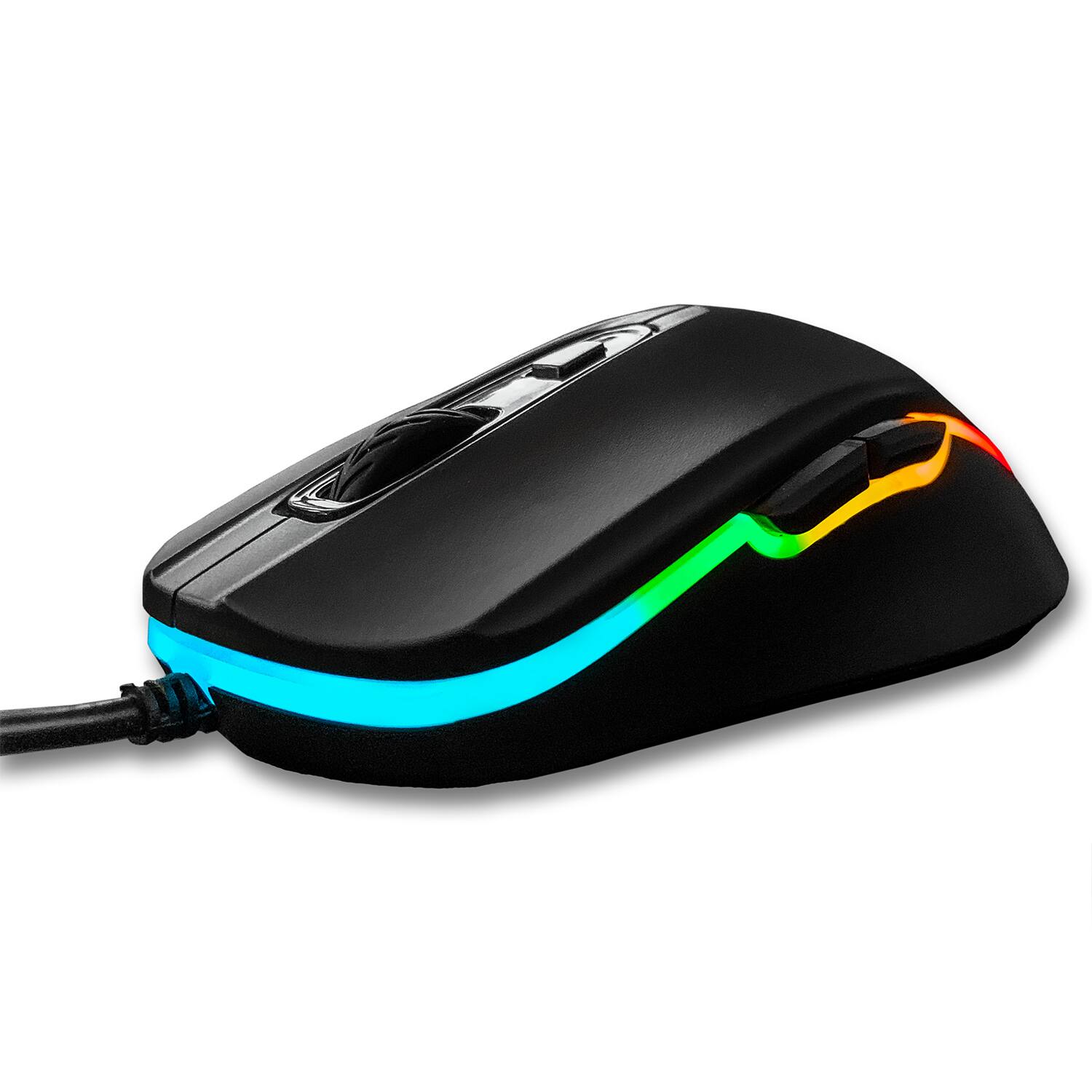 Alt View 1. Deco Gear - Wired RGB Gaming Mouse DGGMOUS - Black.