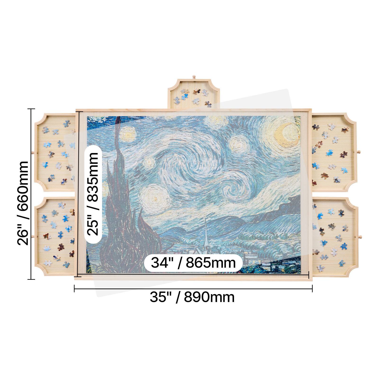 660mm / 26" 835mm / 25" 34" / 865mm 35" / 890mm