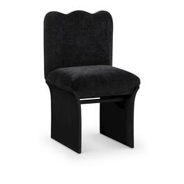 Meridian Furniture - Shaw Chenille Fabric Upholstered Dining Chair - Black