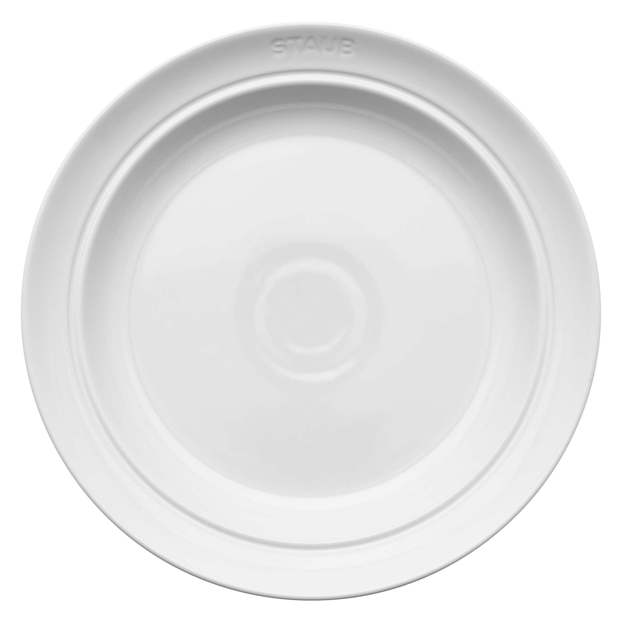 Staub - Ceramic Dinnerware 4-pc 9.5-inch Soup/Pasta Bowl Set - White