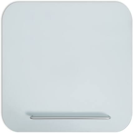 Front. U Brands - Magnetic Glass Frameless Dry-Erase Board - 36 x 36.