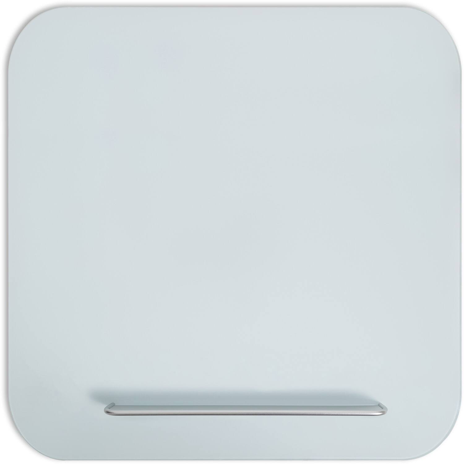 Front. U Brands - Magnetic Glass Frameless Dry-Erase Board - 36 x 36.