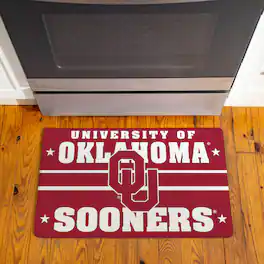 Evergreen Enterprises - Oklahoma Sooners 18" x 30" Anti-Fatigue Comfort Indoor Mat - Multicolor