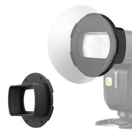 Neewer - Magnetic Adapter Ring for Square Flash, Silicone Diffuser Mount, CRS14
