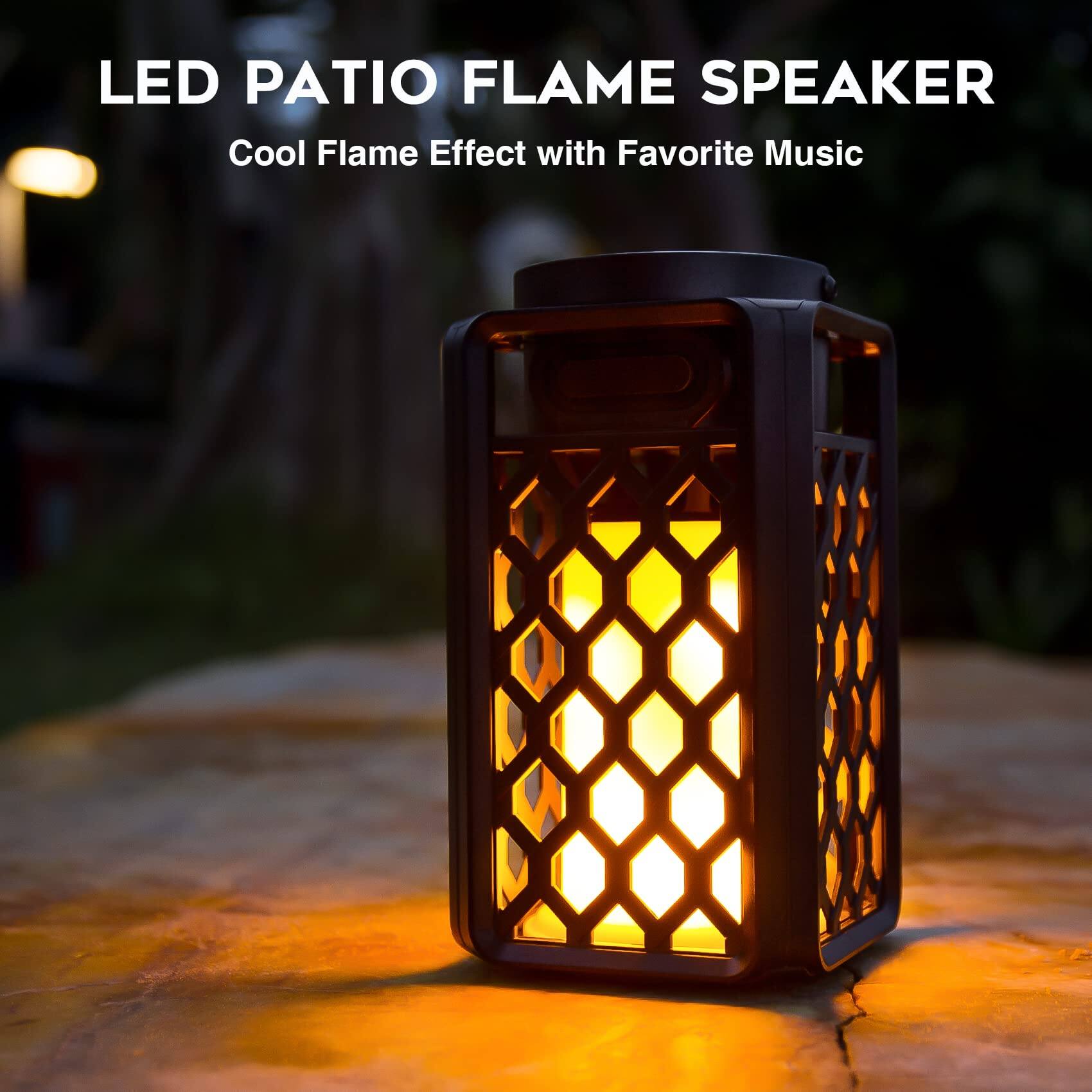 LED Patio Flame Speaker  
Cool Flame Effect with Favorite Music