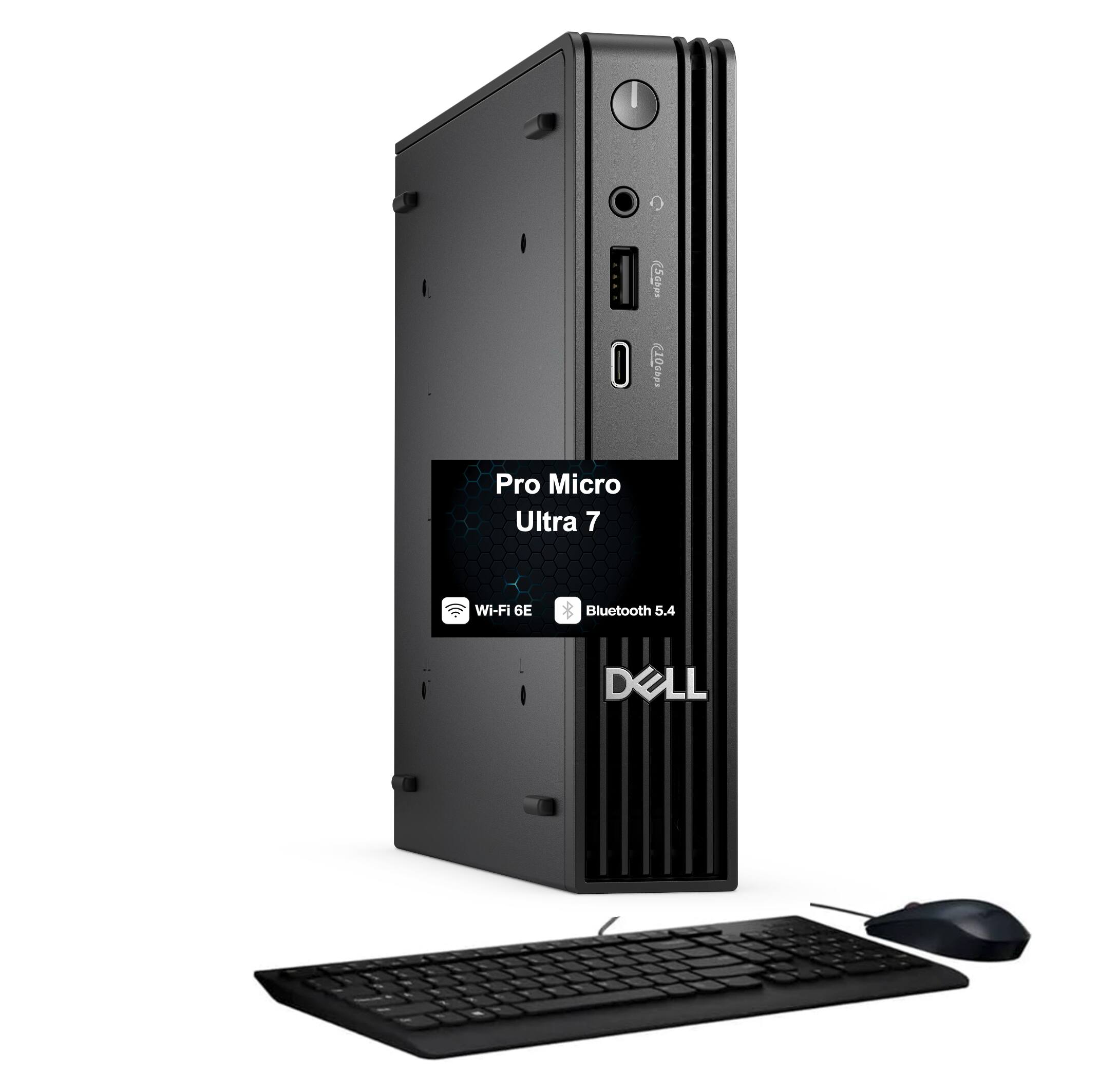 Dell Upgraded Pro Micro QCM1250 Desktop (Ultra 7 265T vPro, 32GB
