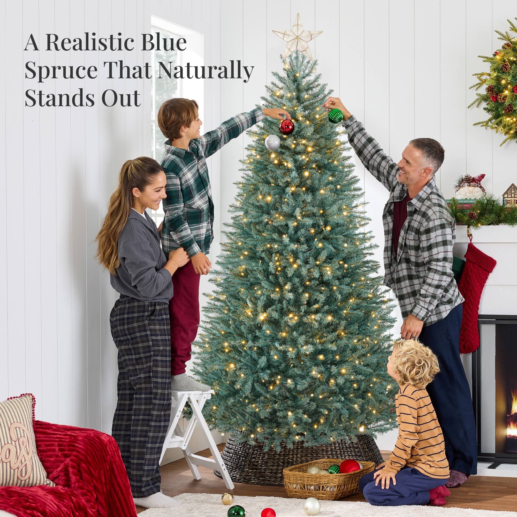 A Realistic Blue Spruce That Naturally Stands Out