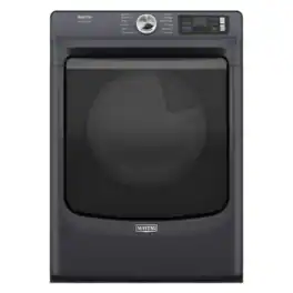 Maytag - 7.4 Cu. Ft. Smart Electric Dryer with Steam and Pet Pro System - Midnight Steel