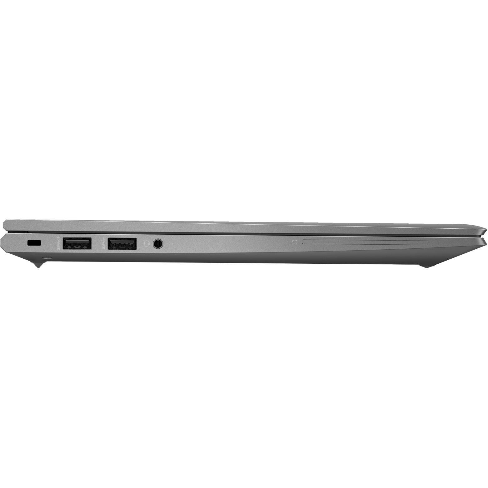 Alt View 5. HP - ZBook Firefly G8 Mobile Workstation 14" FHD Intel i5-1145G7 2.60 GHz 16 GB 256 GB SSD Intel Iris Xe Graphics W11P Laptop - Silver.