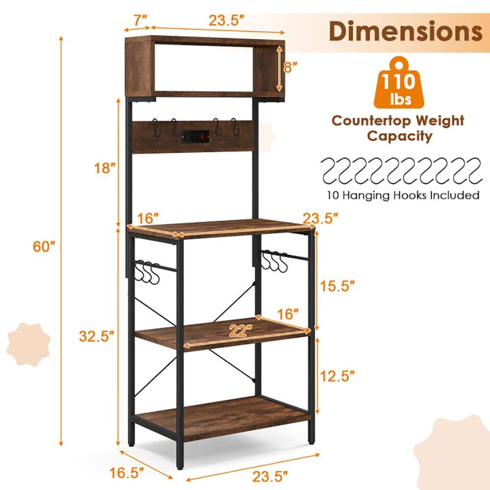 7" x 23.5" x 8"  
18" x 16" x 110 lbs  
Countertop Weight Capacity  
EE 10 Hanging Hooks Included  
23.5" x 60" x 15.5"  
32.5" x 22" x 16" x 12.5" x 16.5" x 23.5"