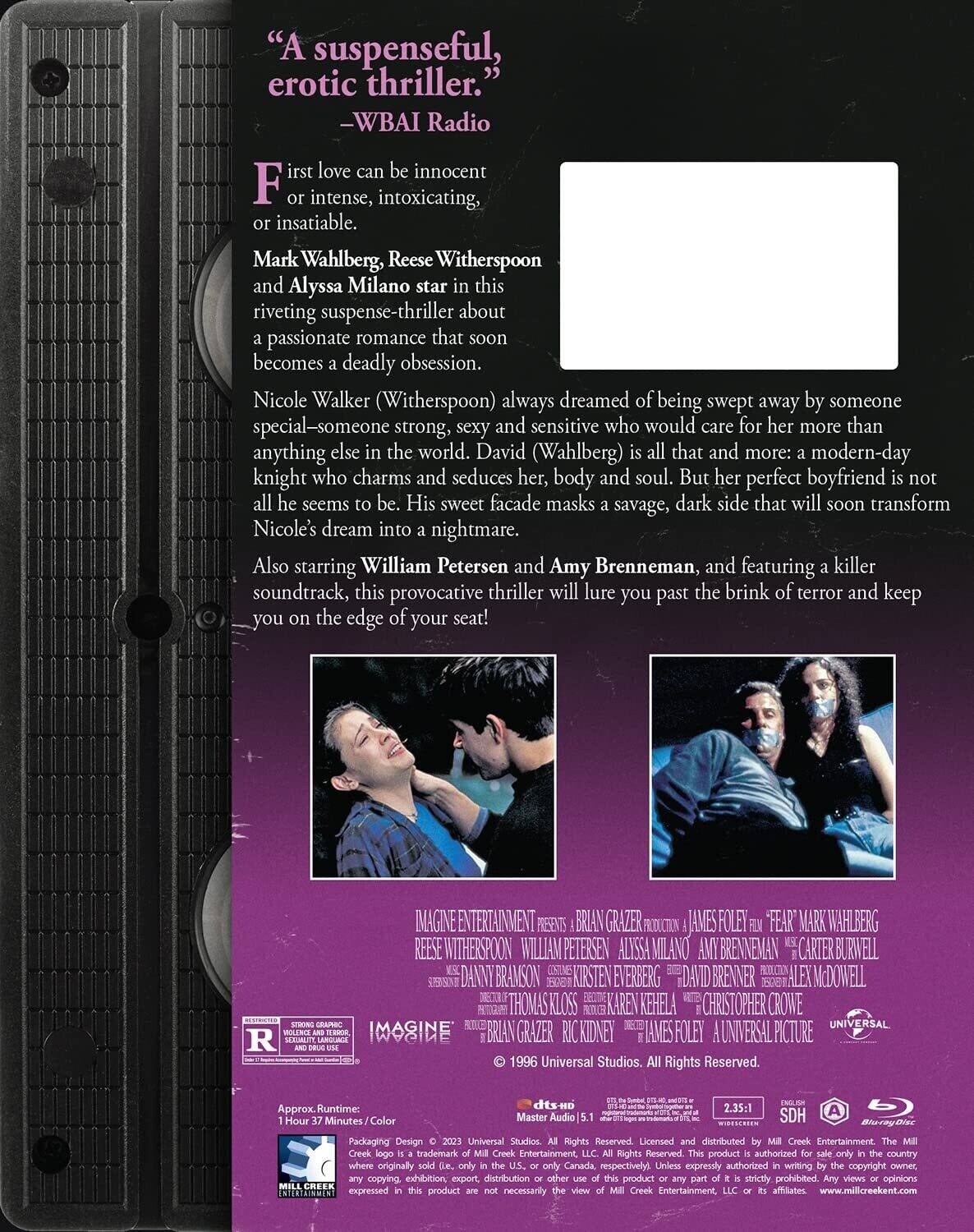 Alt View 1. Fear (Retro VHS Packaging)   - BLU-RAY.