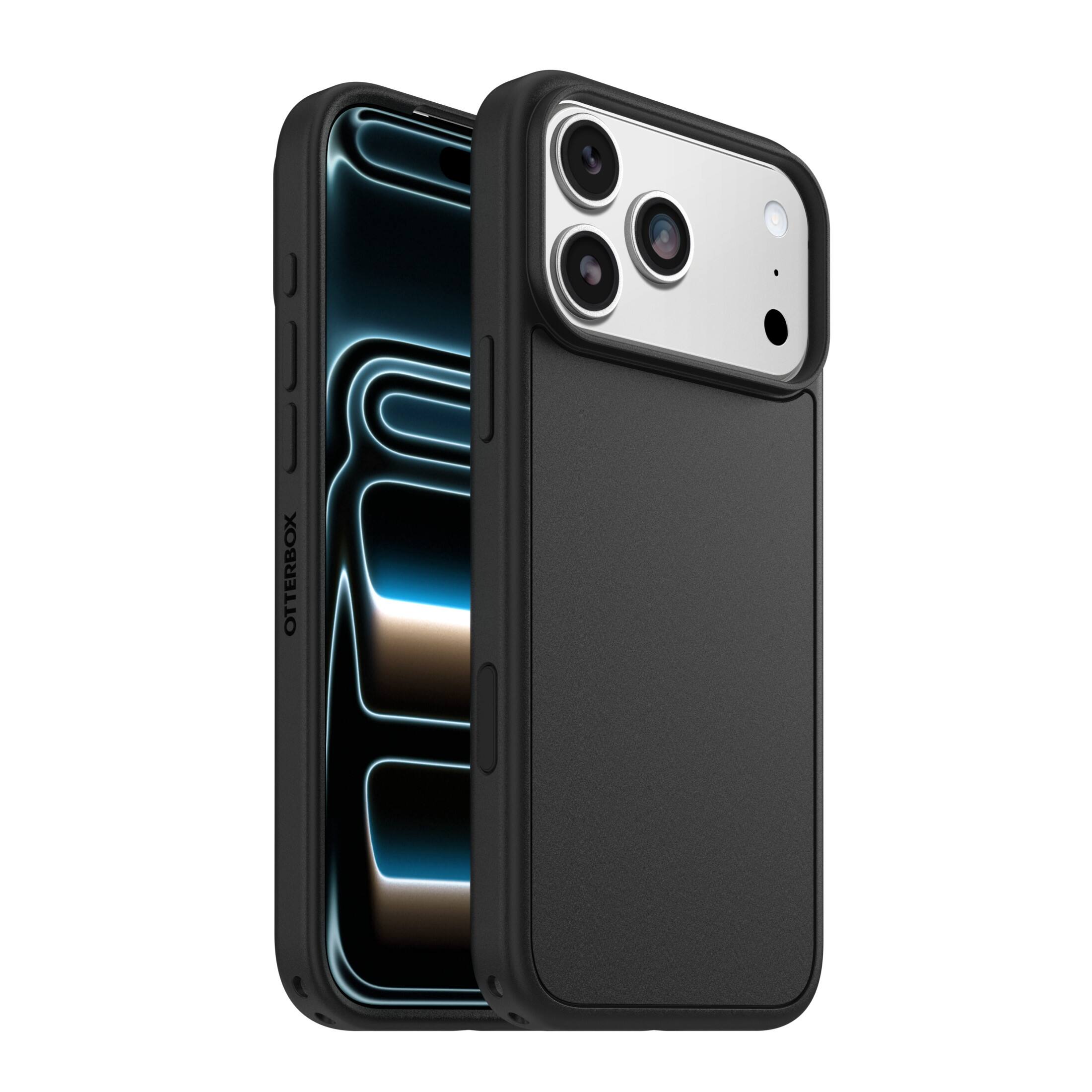 Back. OtterBox - Symmetry Series Hard Shell for iPhone 17 Pro Max - Black.