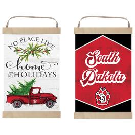 Jardine - South Dakota Coyotes 12" x 20" Reversible Banner Sign - White