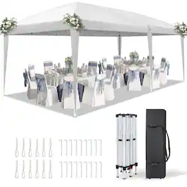 Winado - 10x20ft Pop Up Canopy Tent, Outdoor Instant Shelter Folding Canopy with Carry Bag for Commercial Events, Party