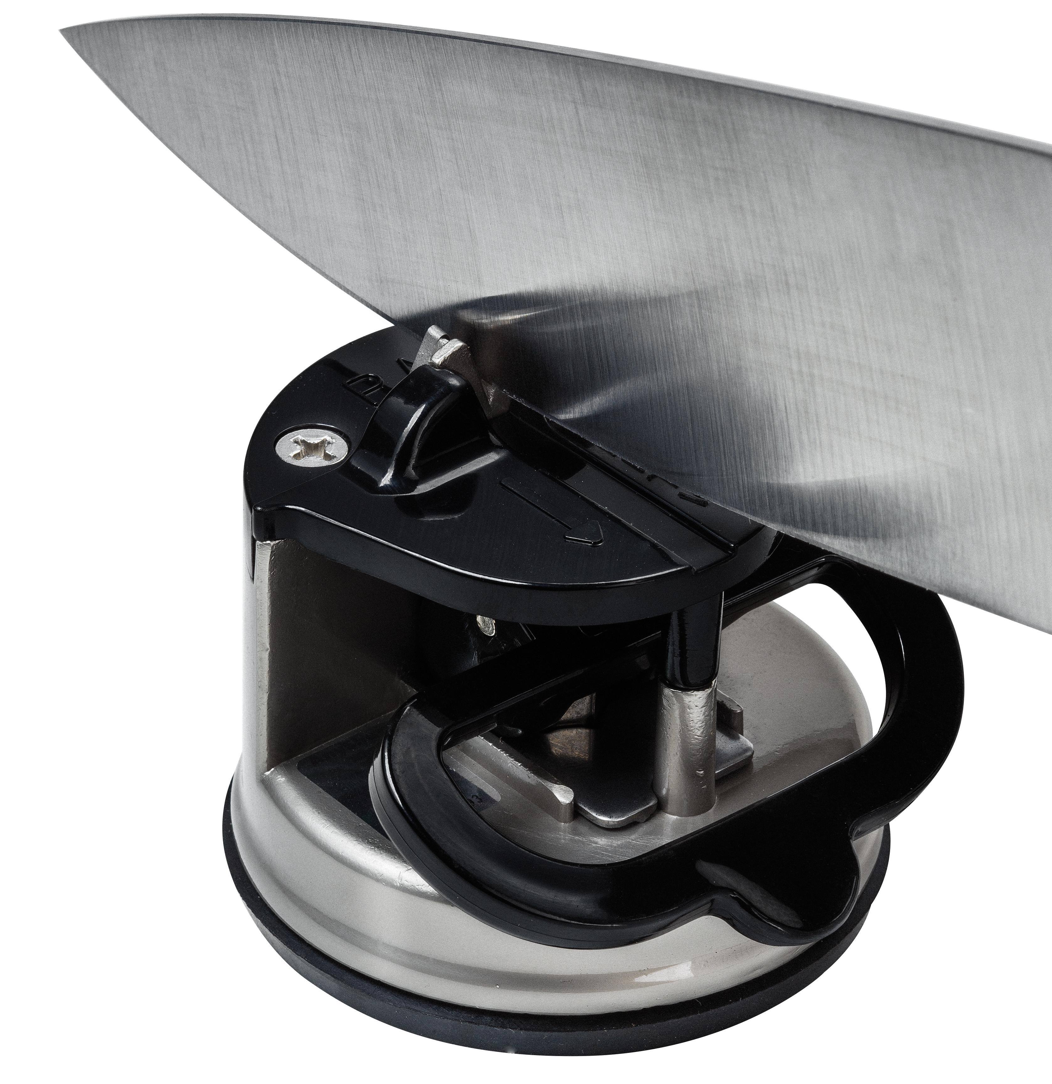 Left. AnySharp - Pro Knife Sharpener.