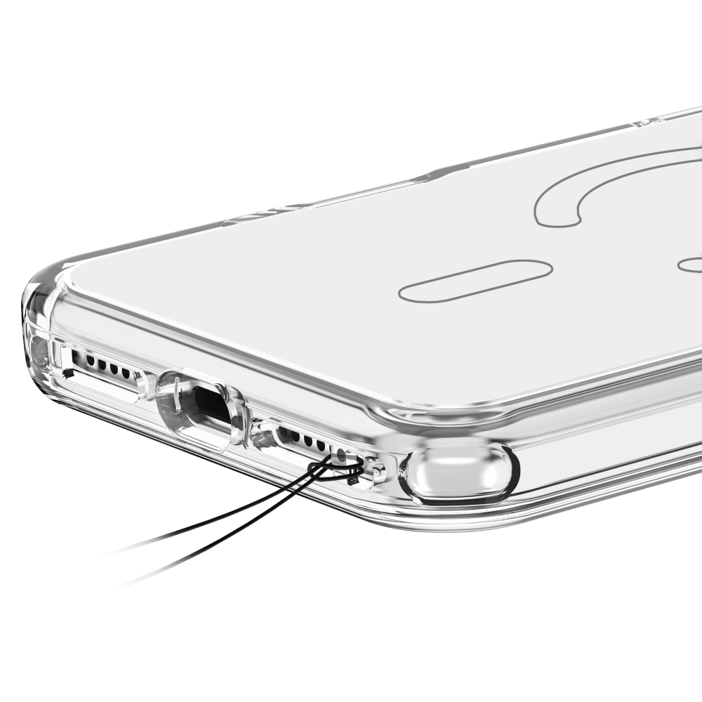 Alt View 2. Avana - Avana Glim Ice Series Case for MagSafe for iPhone 17 Pro Max - Clear/Mirror - Clear.