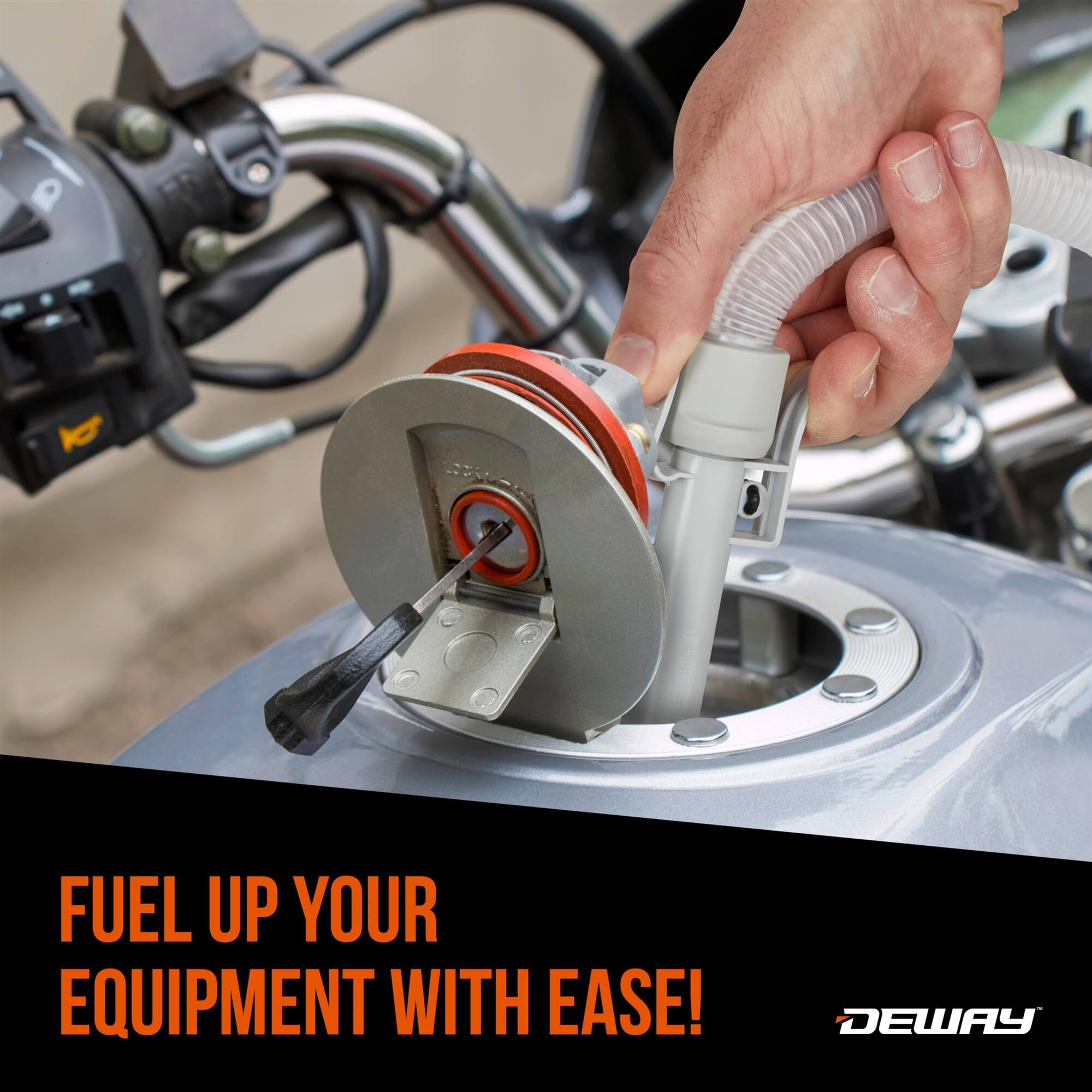a b FUEL UP YOUR EQUIPMENT WITH EASE! DEWAY