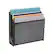 Alt View 13. Mind Reader - Vertical File Storage, Desktop Organizer, Wall Mount, Office, Metal Mesh, 12.5"L x 3.75"W x 11.5"H - Black.